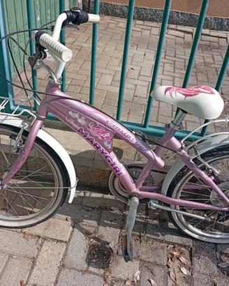 Bicicletta ragazzina 20 pollici 6-8 anni