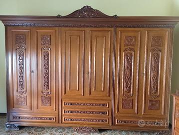 armadio camera in legno 