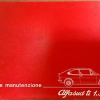 ALFA ROMEO ALFASUD ti 1.3/1.5 E Q.V.USO E MANUTENZ