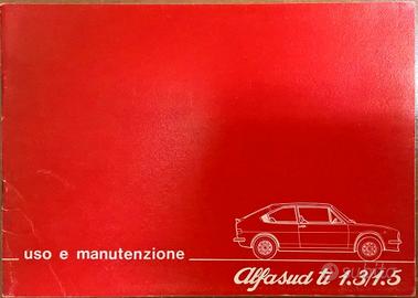 ALFA ROMEO ALFASUD ti 1.3/1.5 E Q.V.USO E MANUTENZ