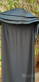 elegante gonna lunga in cady di seta