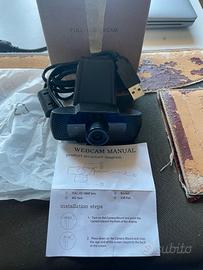 Telecamera per computer USB, con microfono.