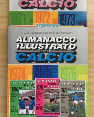 Almanacco Anastatico Calcio 1971-76 2 volumi