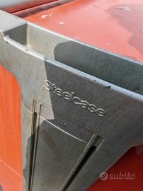 cassettiera vintage steelcase originale