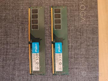 RAM ddr4 Crucial kit 16gb