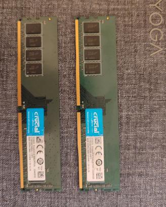 RAM ddr4 Crucial kit 16gb