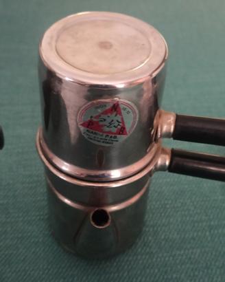Caffettiera napoletana Nanni inox vintage