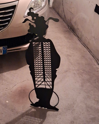 Porta CD Vintage Pippo Disney in Metallo Nero