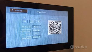 Videocitofono a colori 7"-Bticino 2 fili Classe300