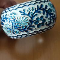 Bracciale vintage con pietre smaltate 