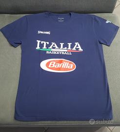 T-shirt ufficiale Italbasket Spalding Tg.M