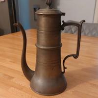 Brocca in peltro 95% altezza 25 cm