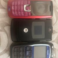 Telefoni da collezione in blocco