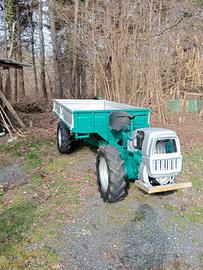 trattorino con rimorchio 