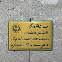 Insegna litografata