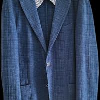 Giacca estiva in cotone 99% blu TG.48