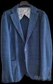 Giacca estiva in cotone 99% blu TG.48