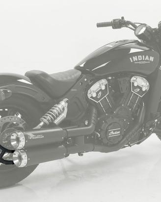 PORTATARGA LATERALE PER INDIAN GAMMA SCOUT