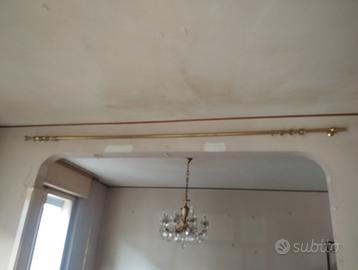 Bastone per tende in ottone 280 cm