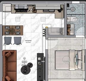 Confortevole e luminoso bilocale a Castellanza
