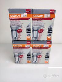 4 Osram Parathom LED R80 9,6W=100W E27 2700K dimma