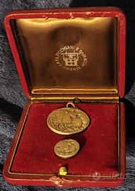 Medaglie commemorative vintage in argento 800