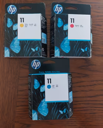 cartucce testina di stampa plotter  HP