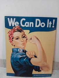 Stampa vintage su metallo