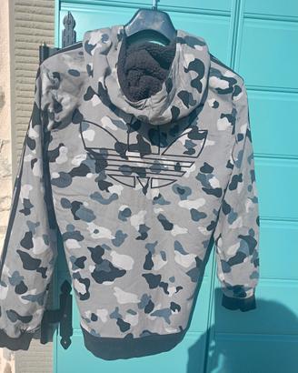 giacca  adidas  felpata 