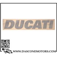 1 Adesivo Serbatoio Ducati Grigio Scuro originale