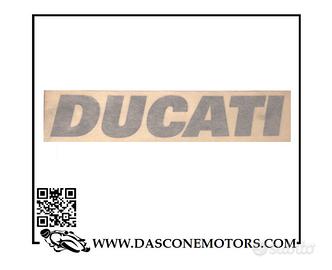 1 Adesivo Serbatoio Ducati Grigio Scuro originale