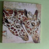 Quadro, tela giraffe