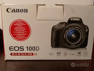 Canon EOS100D DSLR obiettivo EF-S usata pochissimo
