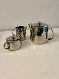 Set 3 pezzi Alfra Alessi Vintage in acciaio inox