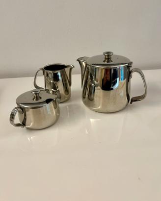 Set 3 pezzi Alfra Alessi Vintage in acciaio inox