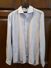 Camicia Fay cotone e lino
