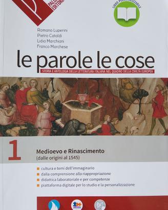 Le parole le cose Vol 1 Medioevo Rinascimento