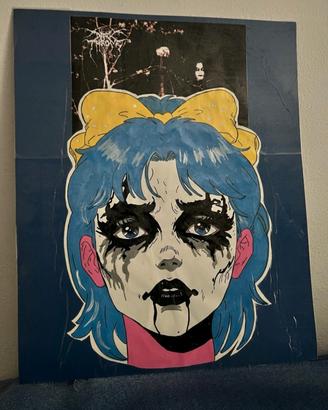 Disegno Magica Emy corpse paint + Darkthrone