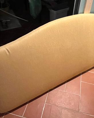 Testiera letto giallo ocra