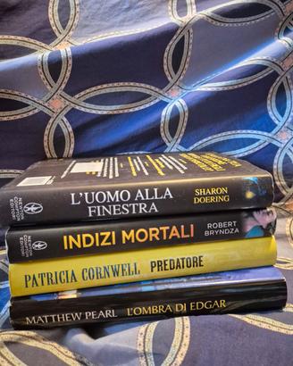 Lotto 4 libri gialli/thriller