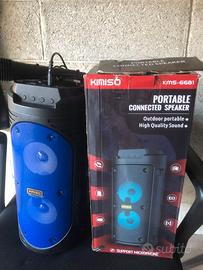 CASSA CON MICROFONO RICARICABILE
