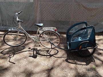Trasportino calessino per bici