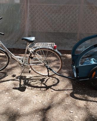 Trasportino calessino per bici