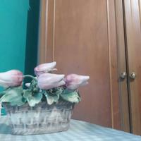 Vaso di fiori in ceramica 