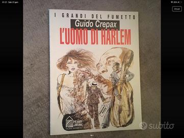 I GRANDI del FUMETTO L'Uomo di Harlem crepax