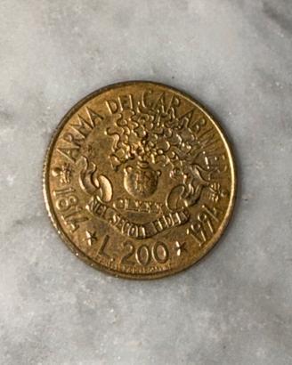 200 Lire 1994 Carabinieri - Errore di conio