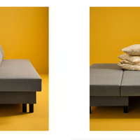 ÄLVDALEN Divano letto a 3 posti, Beige-Panna IKEA