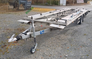 Rimorchio doppio asse per due auto 35 quintali 3,5