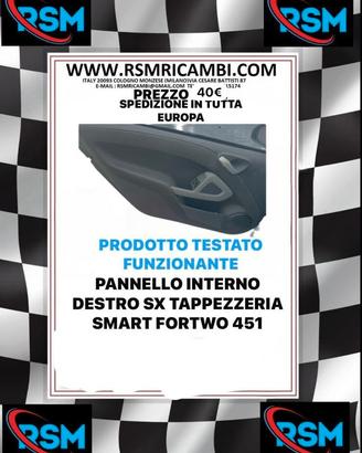 PANNELLO PORTA ESTERNO SINISTRO SMART 451