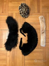 Colli e cappello vera pelliccia